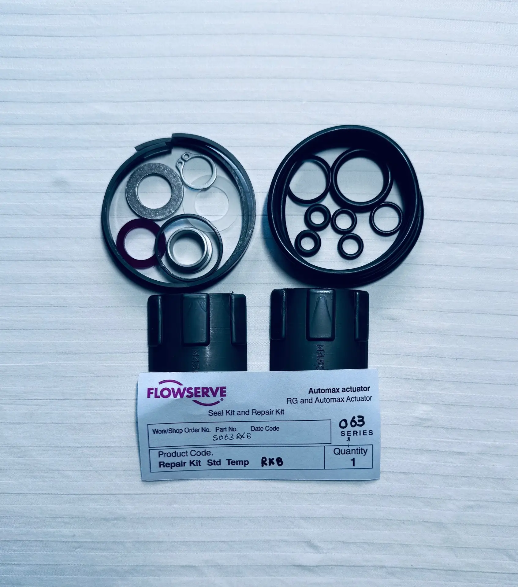 Automax S063 RKB Full Repair Kit - Jeff Morris Process Controls | JM Process Controls Flowserve Automax SuperNova Actuator S063-RKB Full Repair Kit